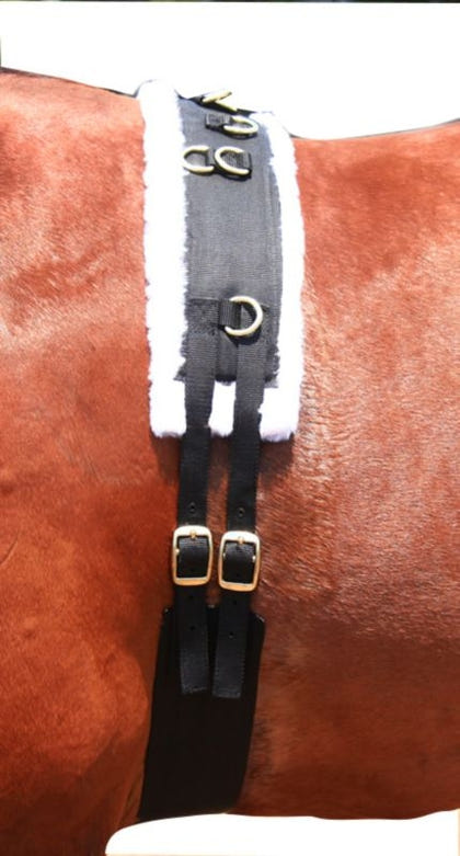 Basic Nylon Fleece 8-Ring Training Surcingle