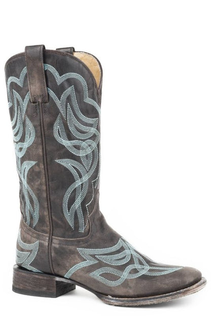Stetson Ladies Reese Sq Toe Boots