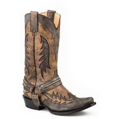 Stetson Mens Lawman Outlaw Boots