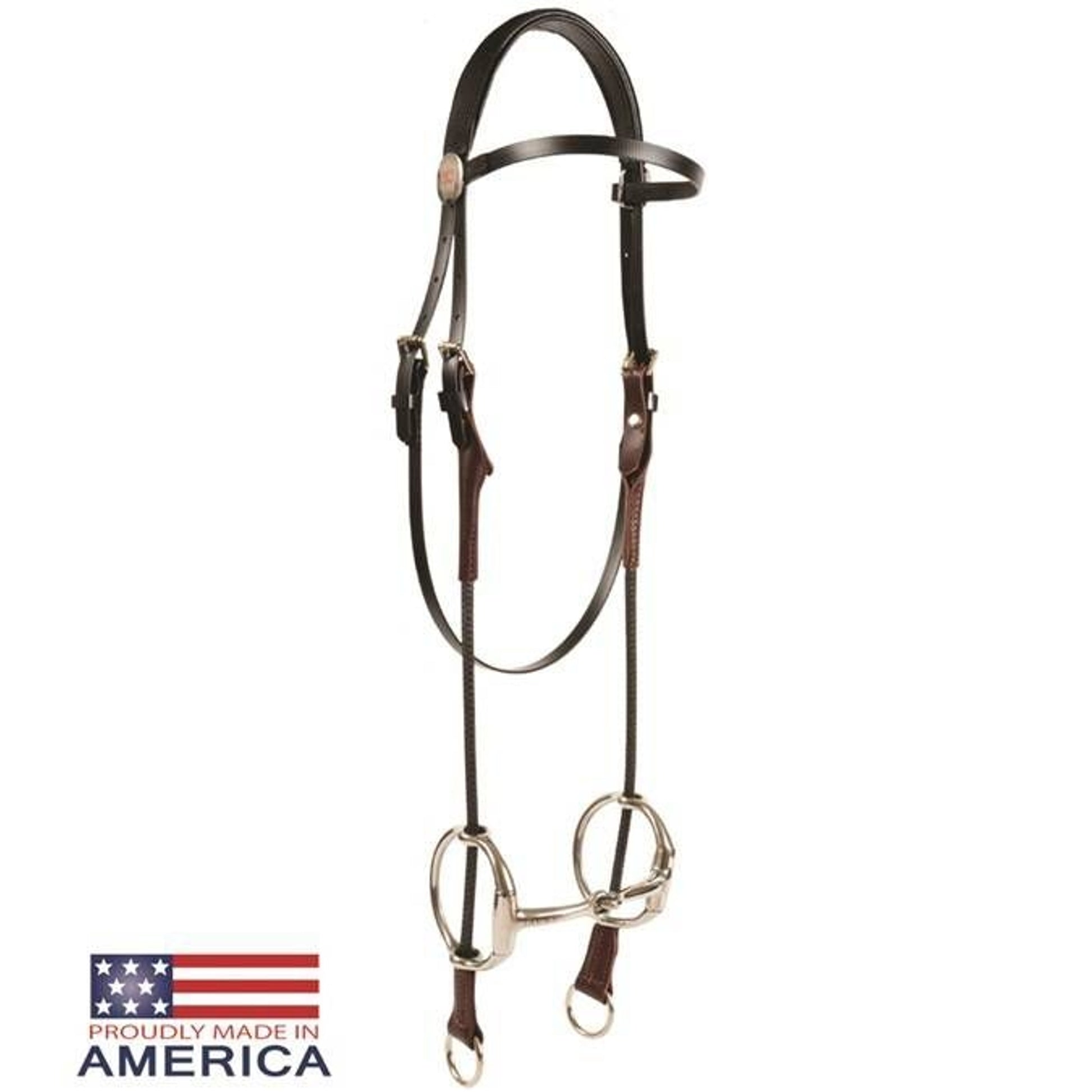 Featherweight Gag Bridle Black