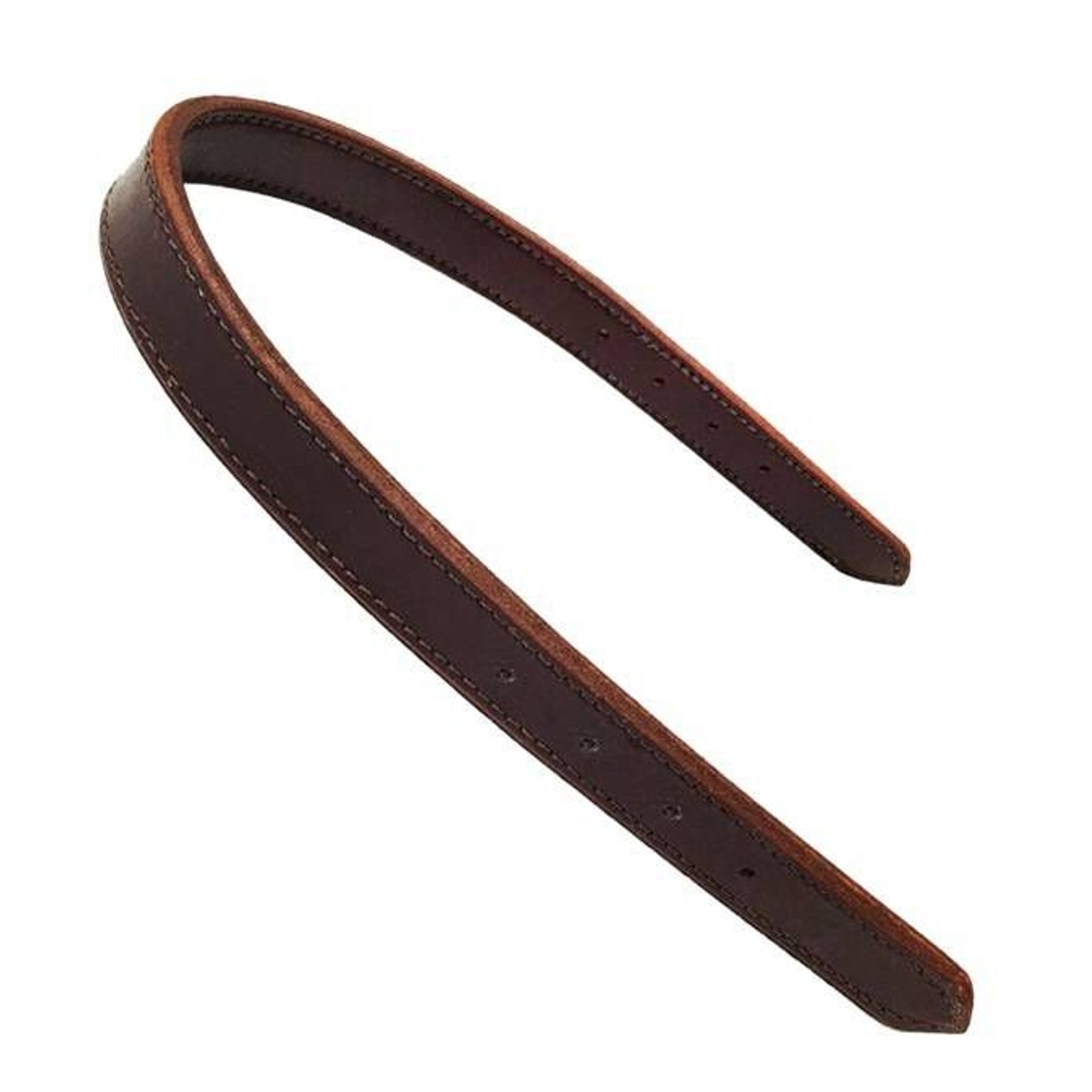 Jacks Leather Halter Crown Strap Brown 19In Long