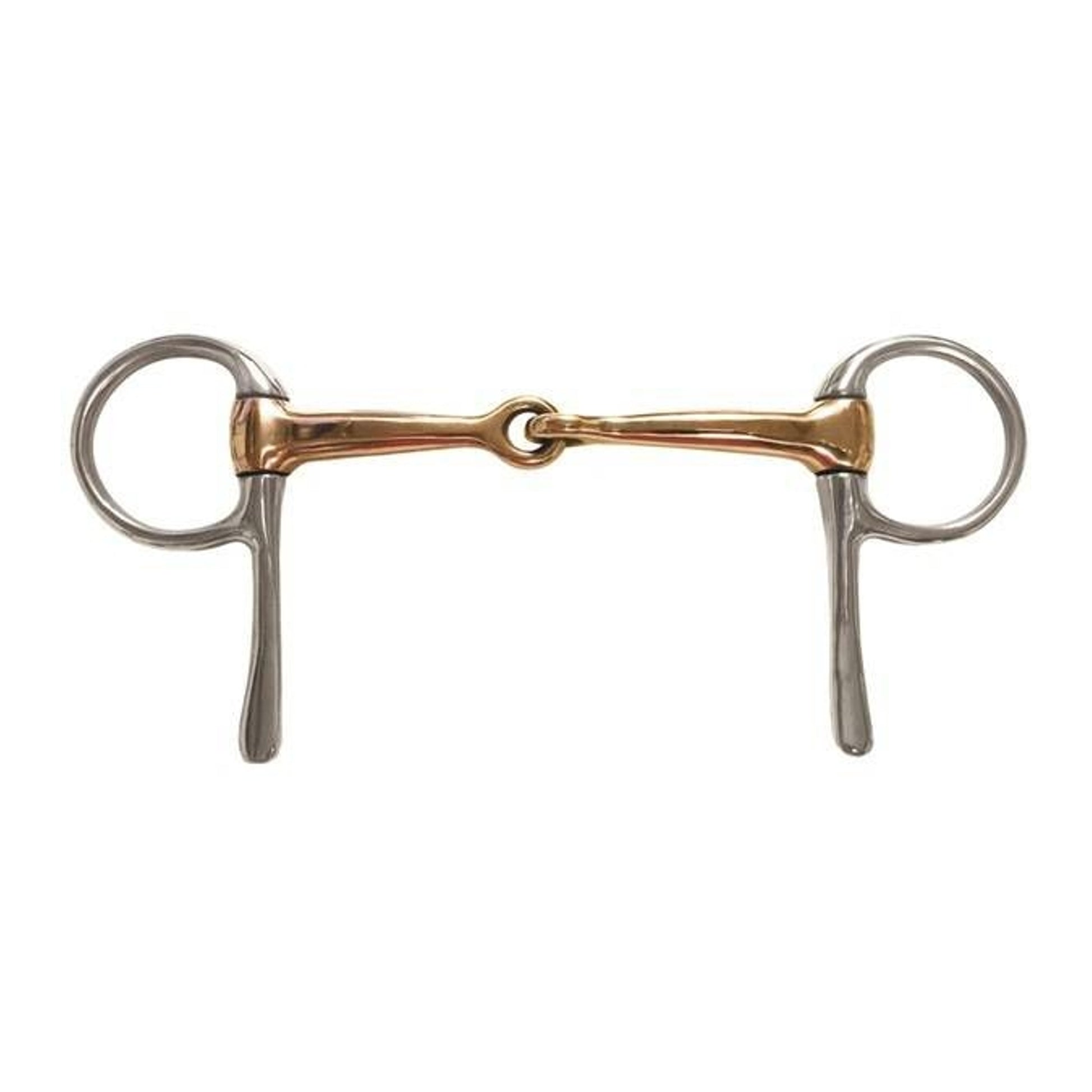 Jacks Copper Jointed Half Cheek Snaffle Bit