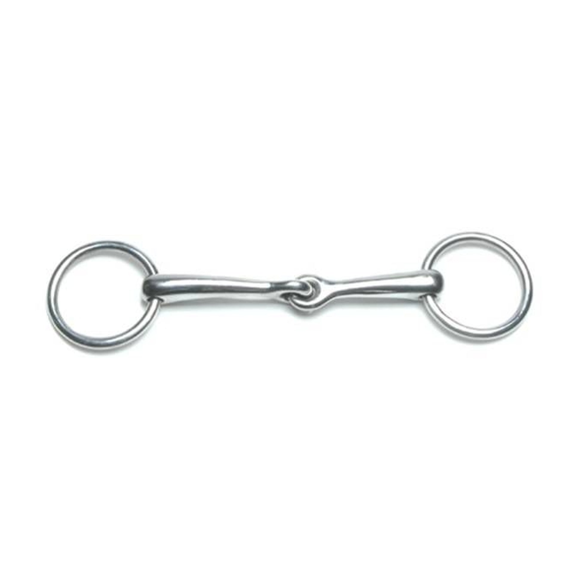 Jacks Curved Jointed Mouth Bit Stainless Steel 9Mm