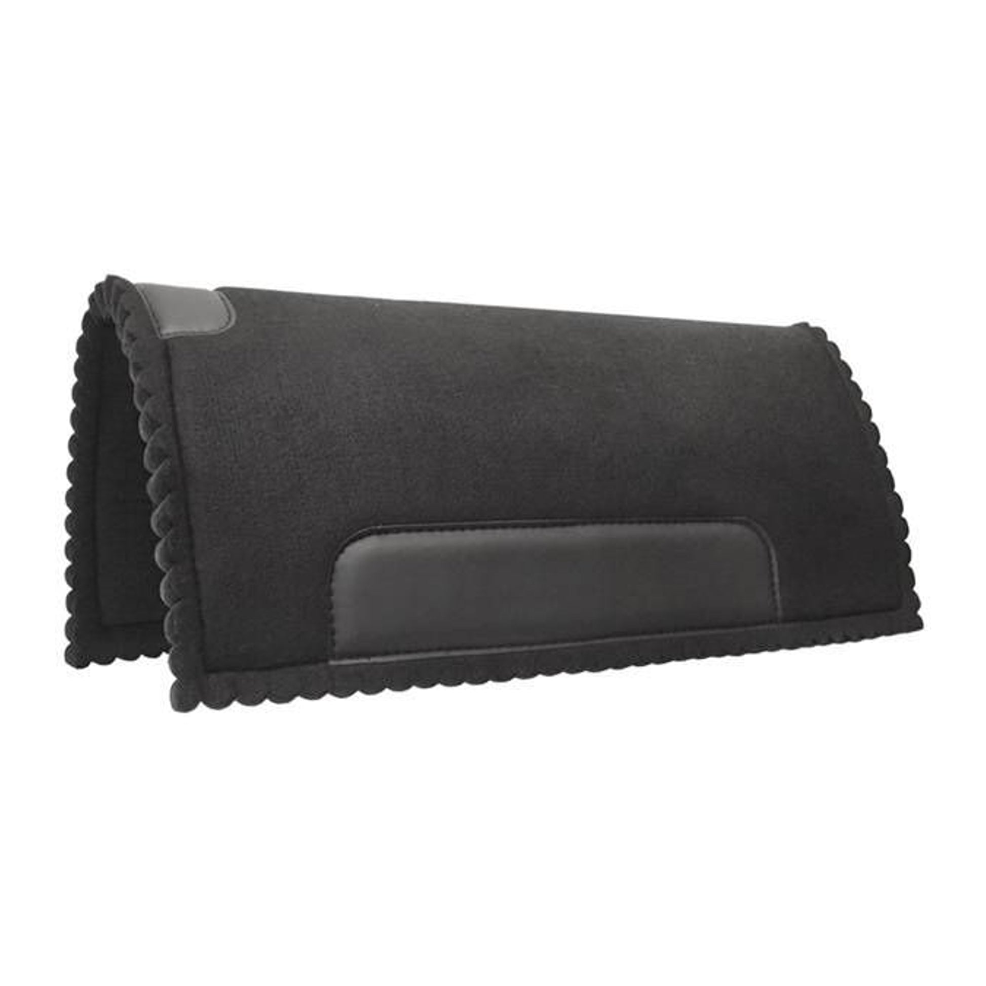 Jacks Scalloped Felt Pad Black 31In x 32In