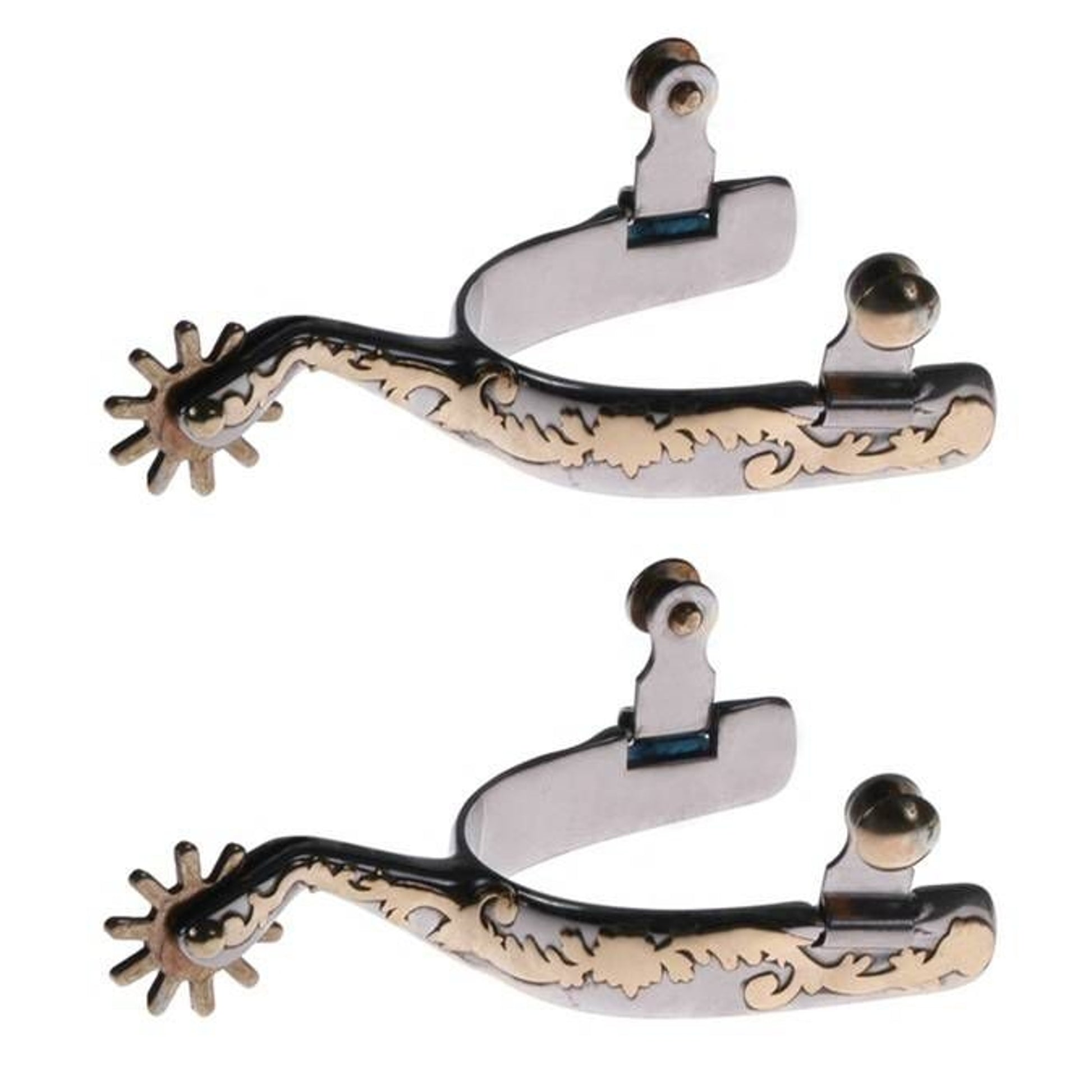 Jacks Pro Cutter Spurs with Overlay Trim