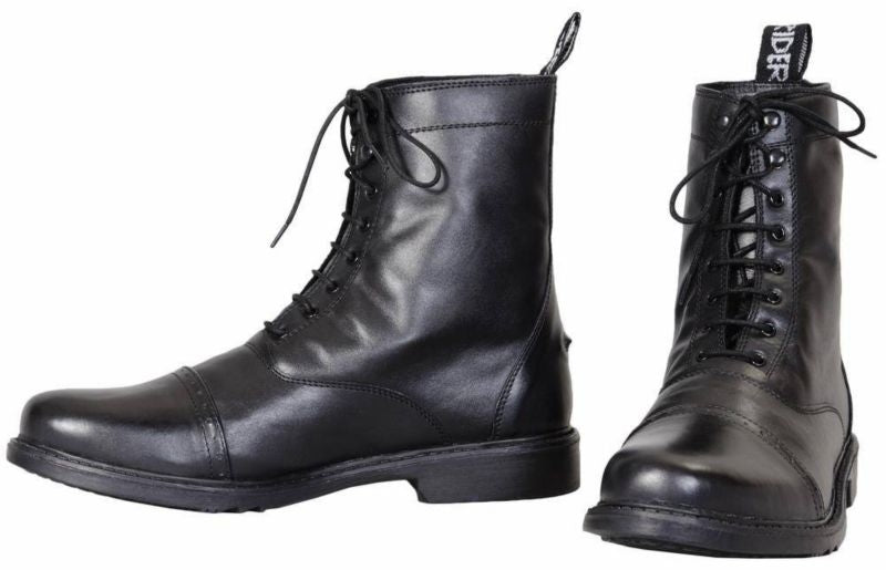 Tuffrider Mens Baroque Lace Up Laced Paddock Boots