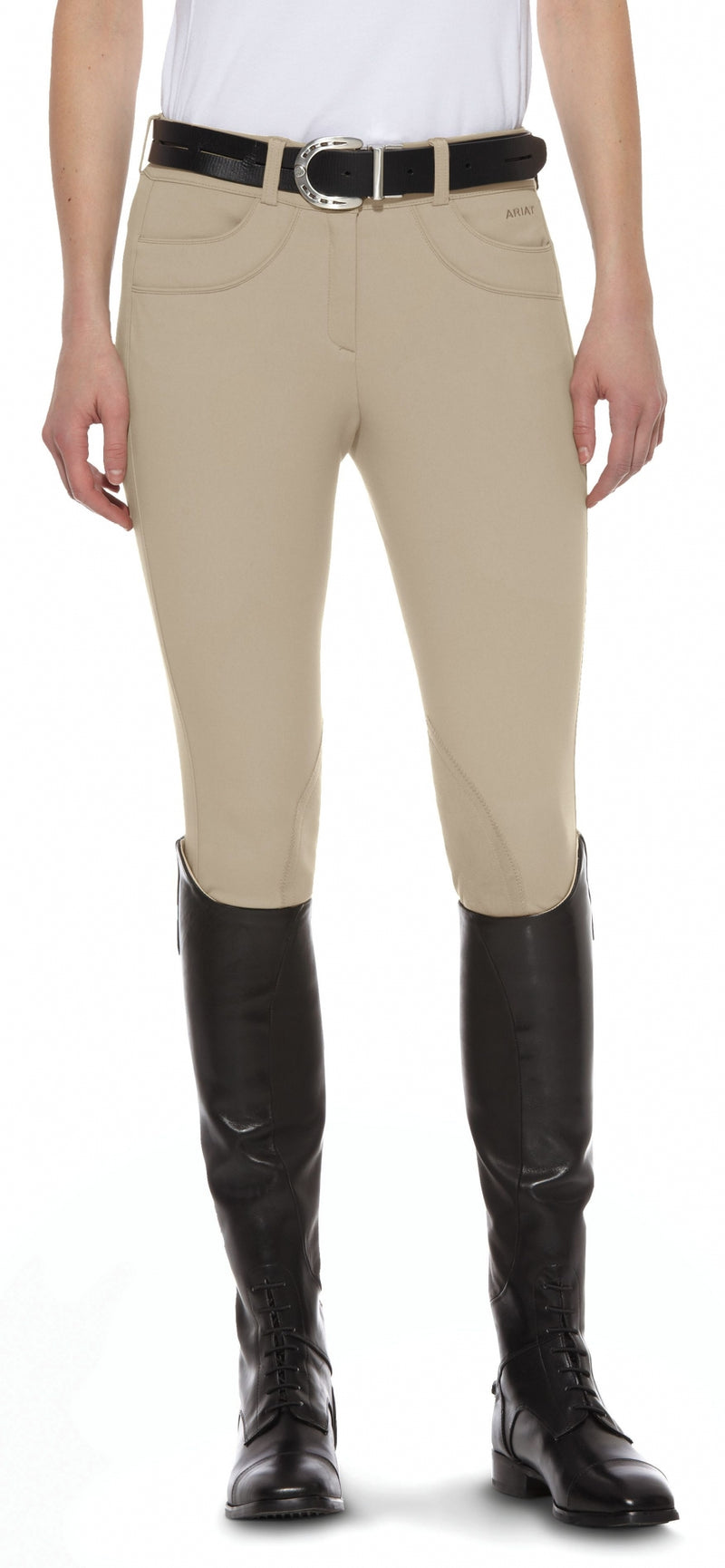 Ariat Ladies Euro Seat Olympia Breeches - Tan