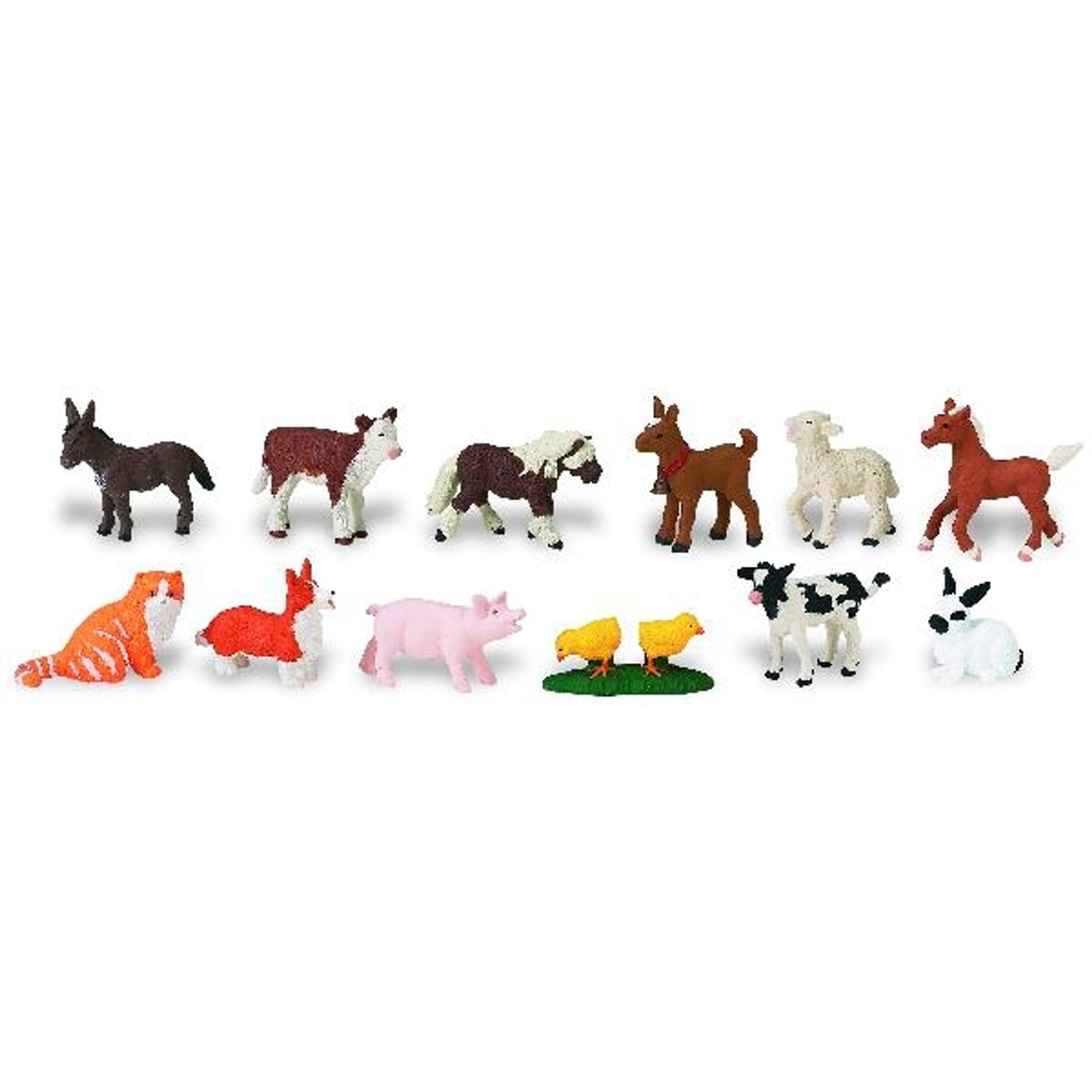 Safari Horses Toobs - Farm Babies