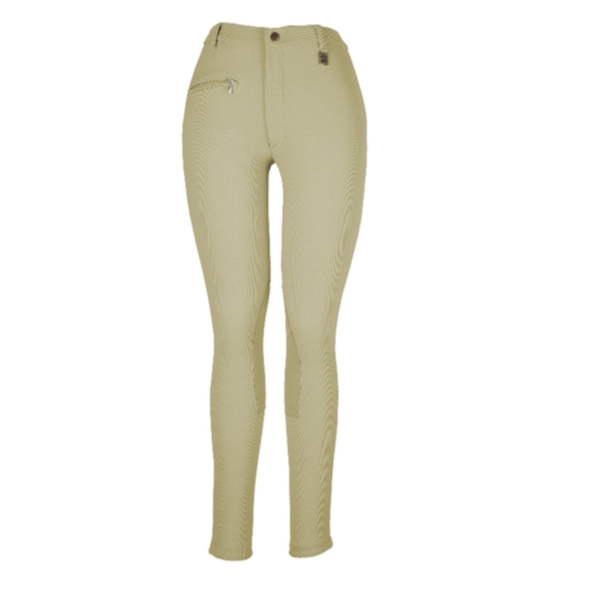 OPEN BOX Devon-Aire Ladies All-Pro Dev-Tek Ribbed Breeches - 24 Regular, Black