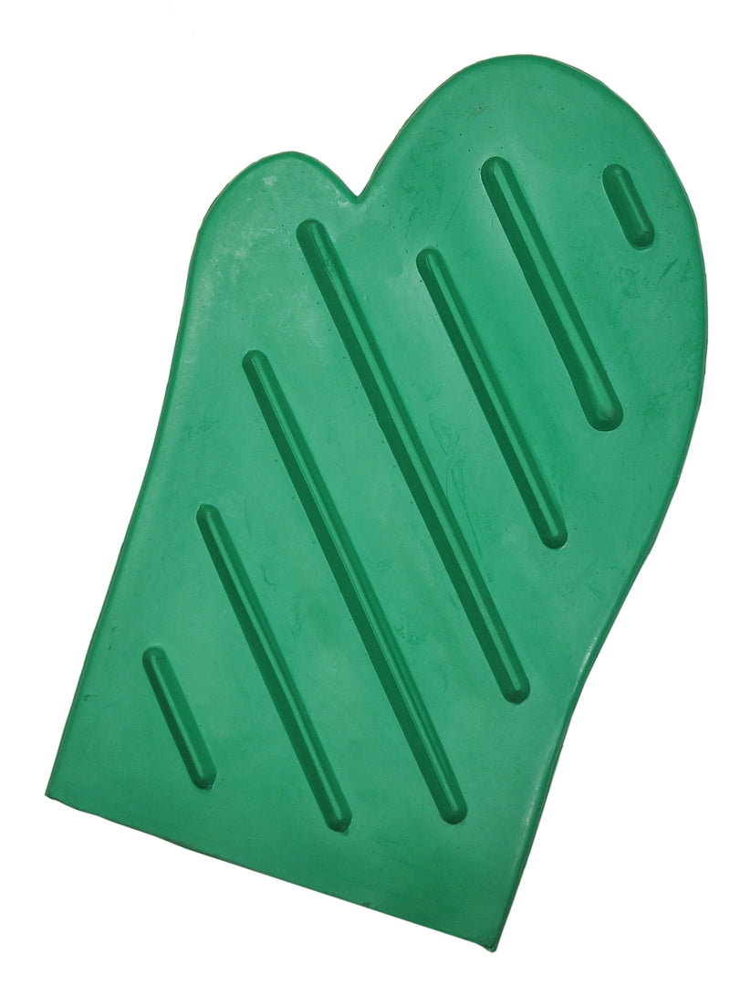 Swetnomor Rubber Grooming Glove Large Green