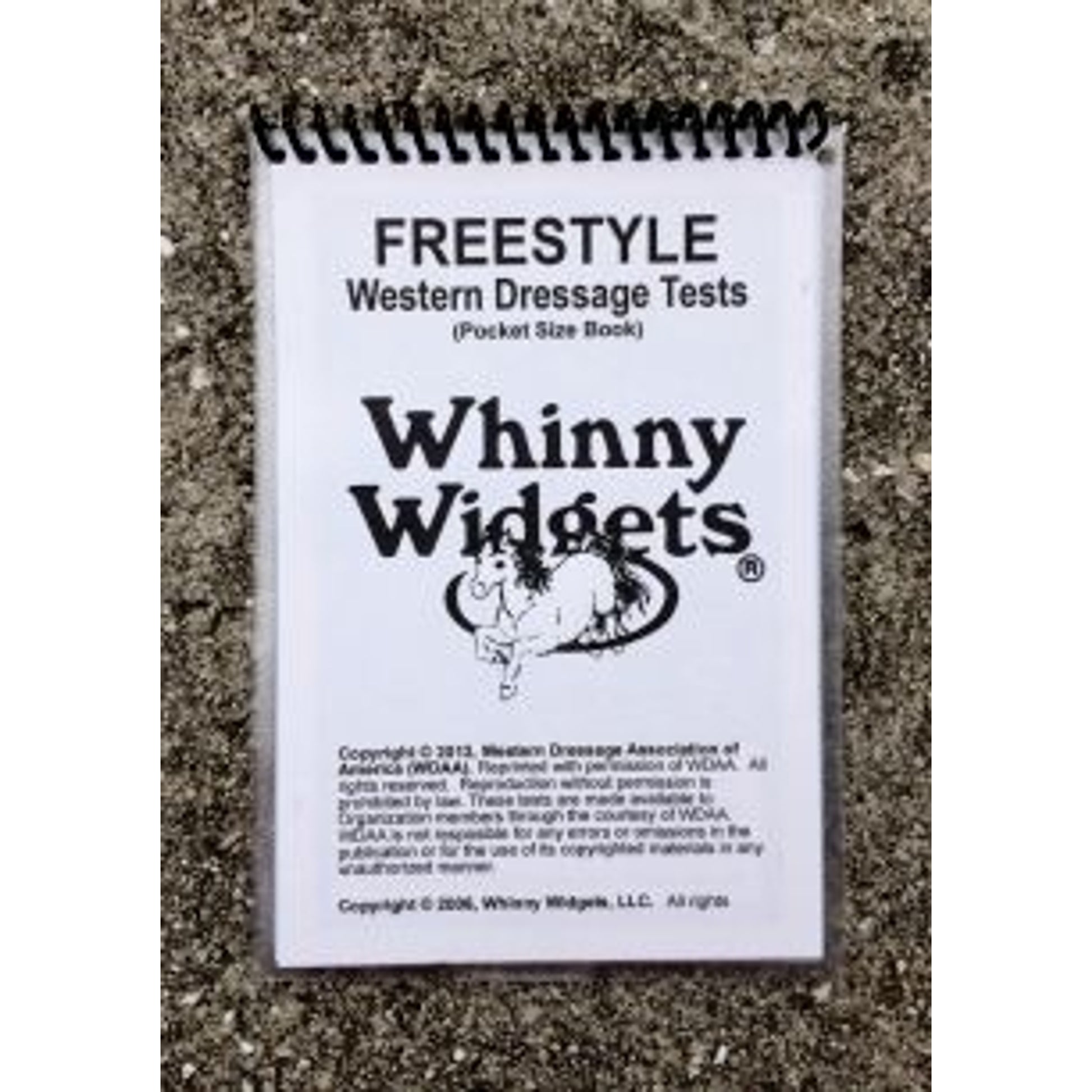 Whinny Widgets 2015 Western Dressage Test Book - Freestyle